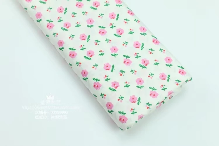 160 x 50 cm rosa Bettwäsche für Mädchen, Prinzessinnen-Serie, komplett aus Baumwoll-Twill-Stoff, Landschaft, Rose, Schleife, Kleidung, Nähtuch – Detail 4