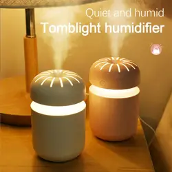 Air Humidifier With Led Ambient Light 360 Degree Nozzle Spray Large Capacity Smart Spray For Living Rooms Cars Car Accessories