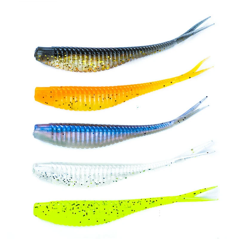 FloatingSoftJerkbaitsFishingLures7cm18gSoftPlasticFlukeMinnow
