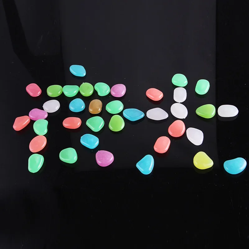 Colored Glow-in-the-dark Stone Garden Fish Tank Artificial Luminous Colored Goose Fluorescent Glow-in Stone Garden Decoration