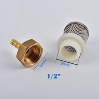 6-19mm Stainless Steel Mesh Filter 1/2" Female Inch Garden Irrigation Pump Protection Hose Water Cleaning Mesh Brass Filter 2