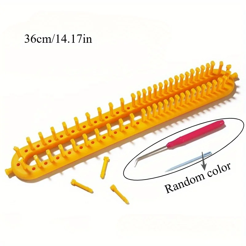 1pc Self-woven Scarf Weaving Artifact DIY Knitting Craft Weaving Tool Handmade Knitting Kit Loom