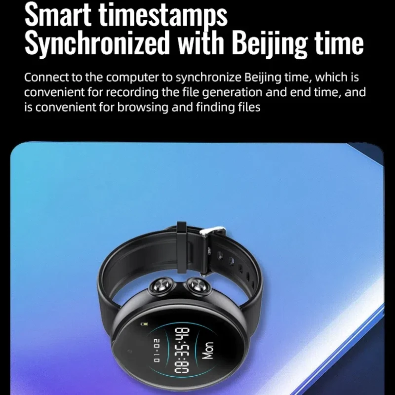 4-256GB 3in1 Mini Camera Smart Watch DV DVR Video Audio Voice