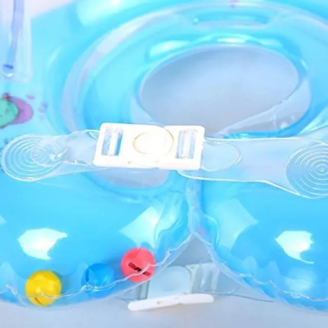 Baby Adjustable Swimming Ring Neck Ring Newborn Household Baby Bathing Ring 0-6 months Infants and toddlers 4