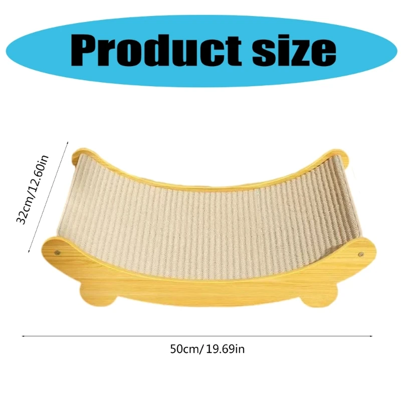 Sisal Cats Scratching Board Interaction Cats Scratching Pad Paws Training Toy