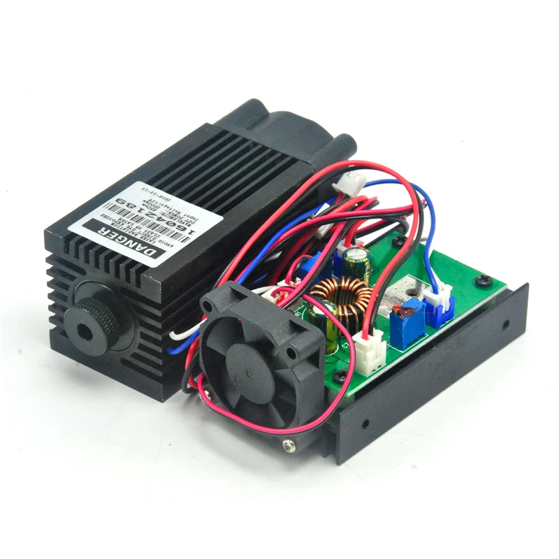 450nm 2W 2000mW Powerful Blue Dot Laser TTL Modulation for Engraver Engraving Machine