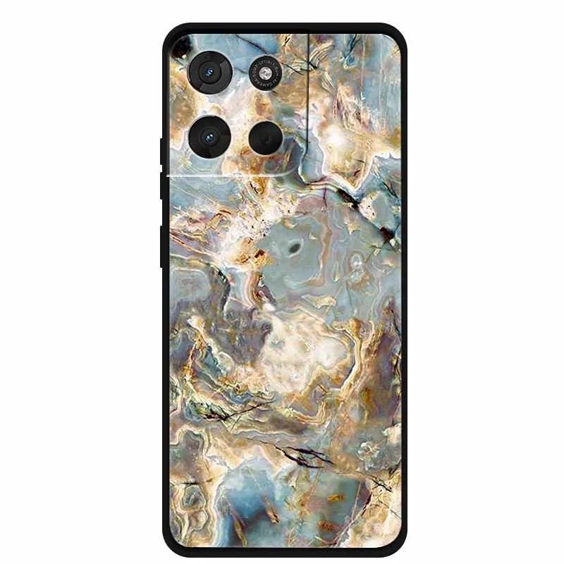 Colorful Marble Soft TPU Silicone Back Cover