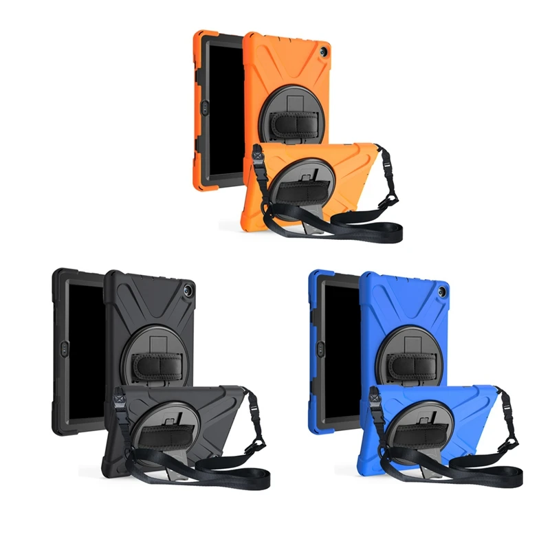 

Вращающийся Кронштейн для Amazon HD8 PC, силиконовый защитный чехол, задний ремешок для Amazon Fire8