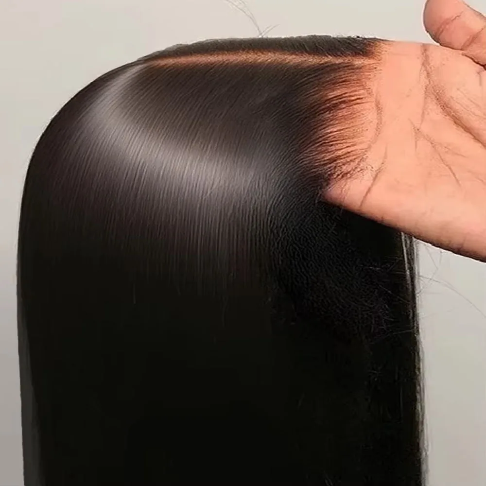30 -42 Inches 13x6 HD Lace Frontal Wigs Bone Straight 13x4 13x6Lace Front Brazilian Pre Plucked Human Hair Wigs For Women 1