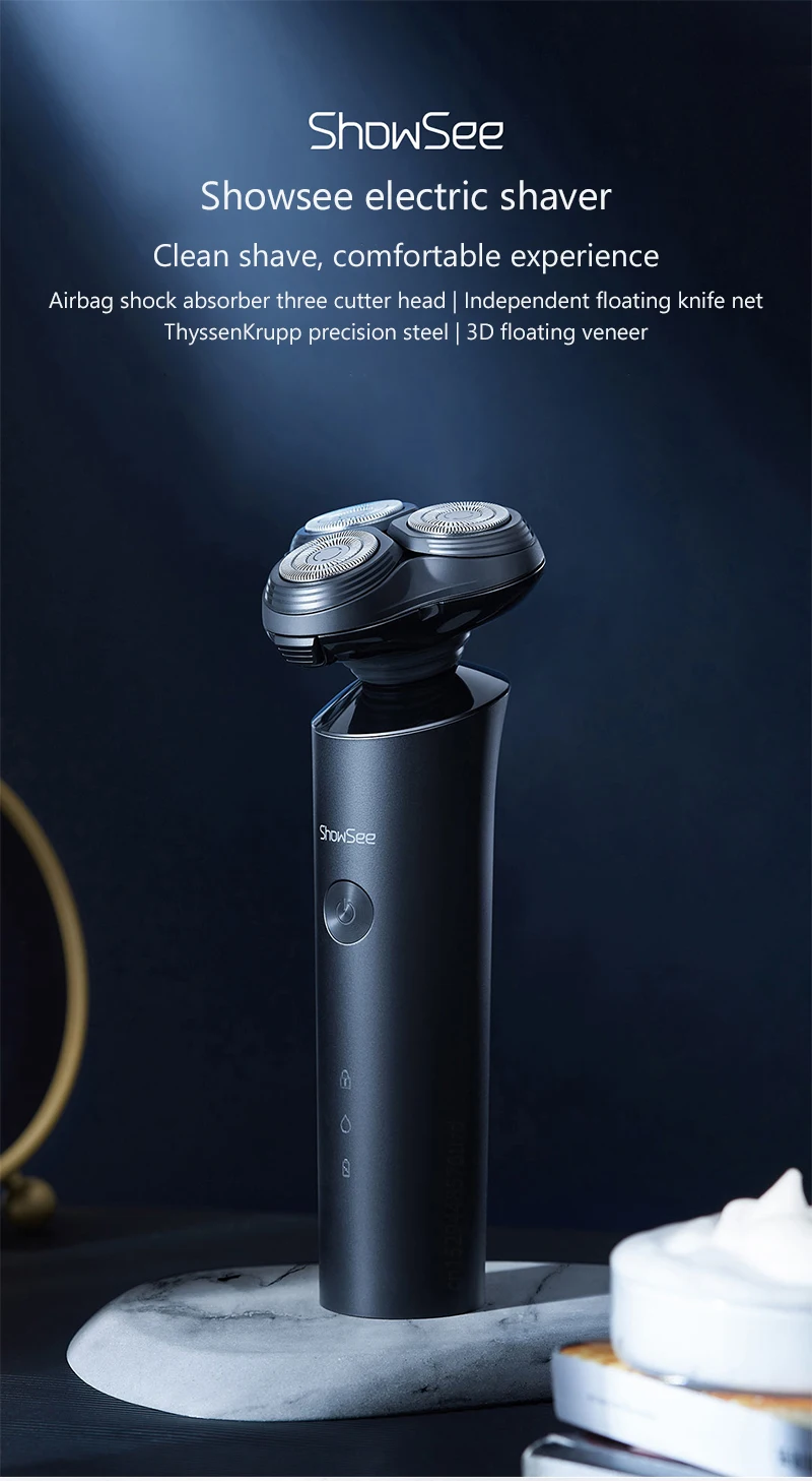 Xiaomi Showsee F1-BK Electric Shaver description image
