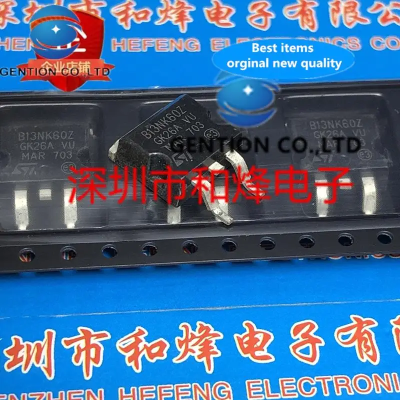 

10 шт., STB13NK60Z, B13NK60Z TO-263, 600 В, 13 а, Φ 100%, новый и оригинальный