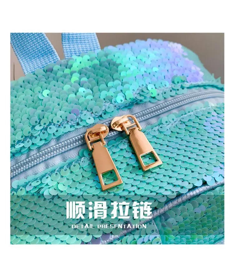 Multi-função de Grande Mochila de Viagem ao ar Moda Lantejoulas Senhoras Bonito Mochila Congelado Elsa Pai-filho Capacidade Livre Pacote 4 Home & Garden