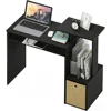 Room Desk to Study Black/Brown Econ Multipurpose Home Office Computer Writing Desk Furniture Table Pliante Desks Reading Gaming 6