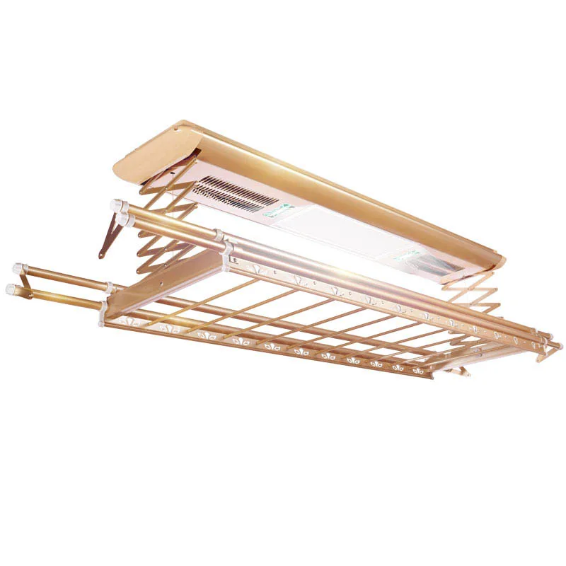 

Electric Laundry Ceiling Rose Gold Foldable Rack Clothes Hanger