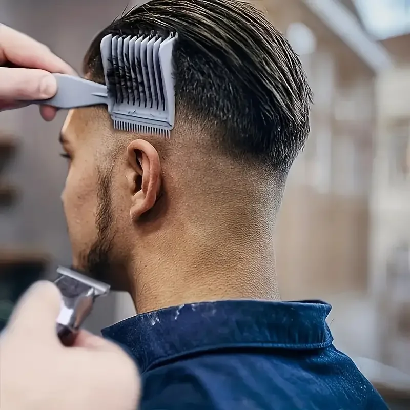 Hair Comb 1 Professional Men Style Flat Headed for Mixing Cutting Salon Styling