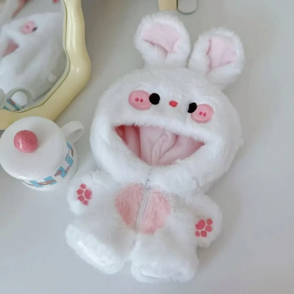 20cm Baumwolle Puppen kleider Plüsch Puppen Kleider rock mit Stirnband Hut Accessoires Kleider Rock für Exo Idol Puppen Dekoration – Detail 8