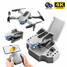 Mini Drone KY910 Foldable 4K Professional Dual Camera 2.4G Wifi 50x Zoom Aerial Photography Plane Quadcopter long battery life