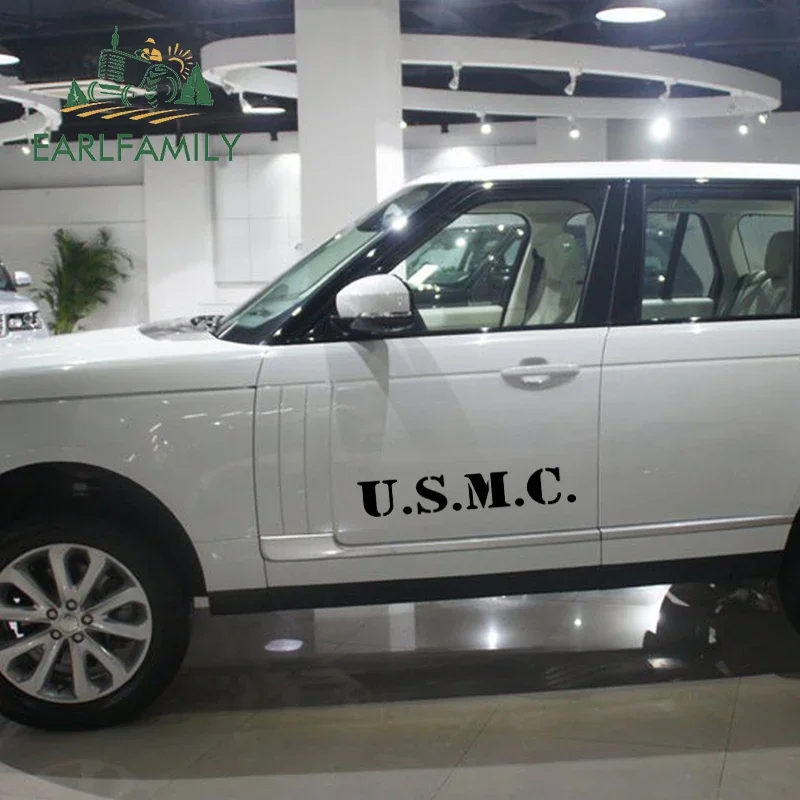 

EARLFAMILY 58 см x 14,5 см Usmc США морские патриотические виниловые наклейки Pro Gun Marine корпус США M.C. Наклейки для больших автомобилей