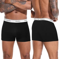 5 pièces Pack coton Boxer hommes sous-vêtements mâle marque culottes et caleçons pour Homme luxe ensemble Shorts boîte glisse marque slips 4