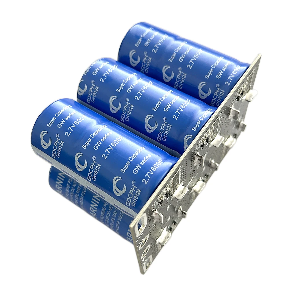 Automotive Rectifier Module 1Set 16V100F 2.7V600F 6Pcs Connection Large Capacity High Current Balance Protection Plate