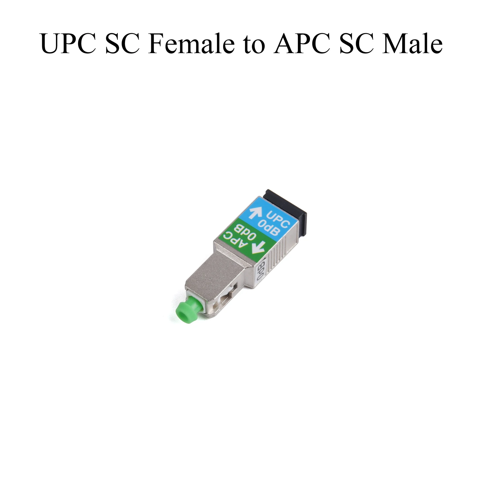 1 Stuks Glasvezeladapter Apc/Upc Sc Fc Mannelijk Naar Apc/Upc Sc Fc Vrouwelijke 0db Verzwakker Single-Mode 1200nm-1600nm Converter Connector