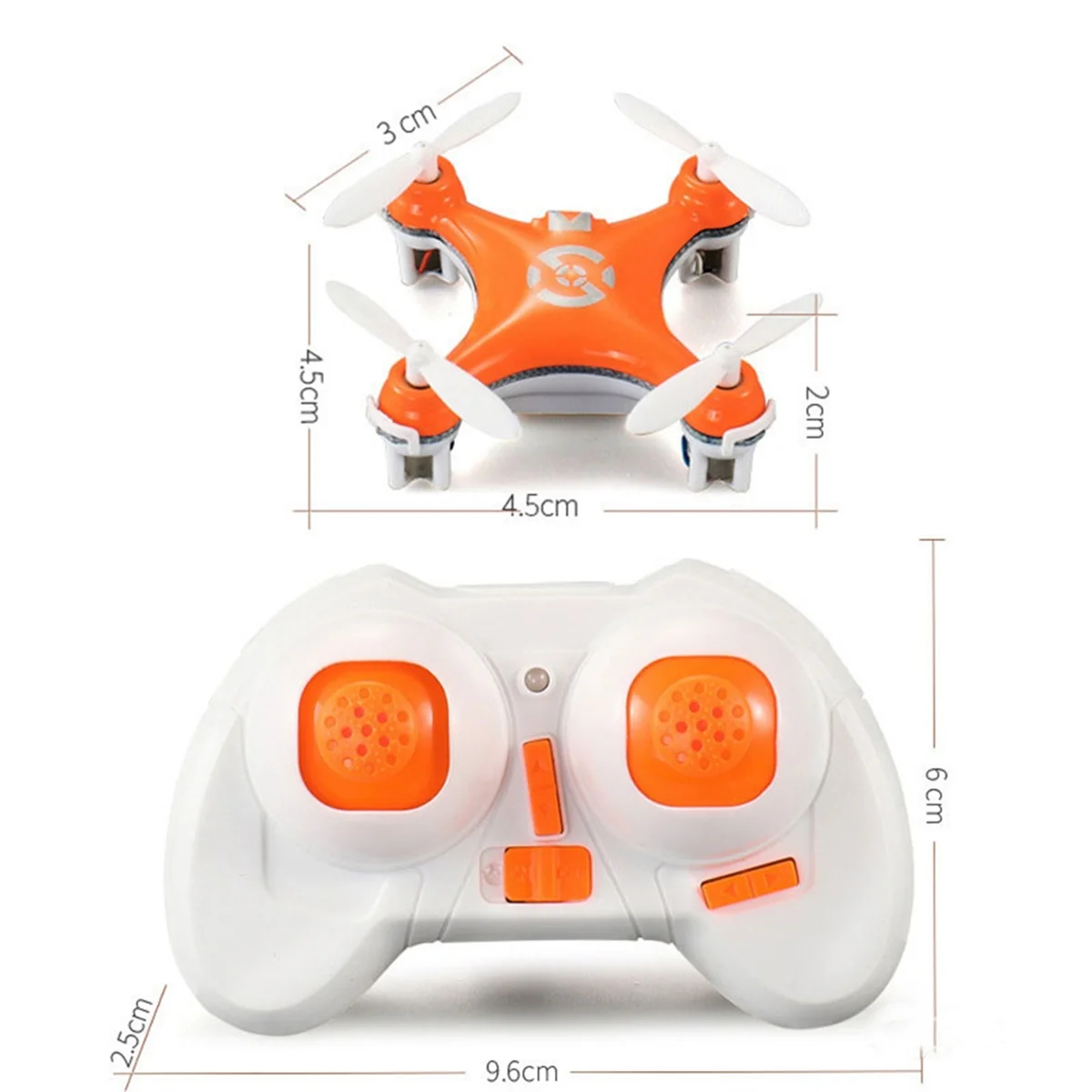 Mini Drone RC Cx10 2.4G 4CH avec LED - Quadricoptère de Poche