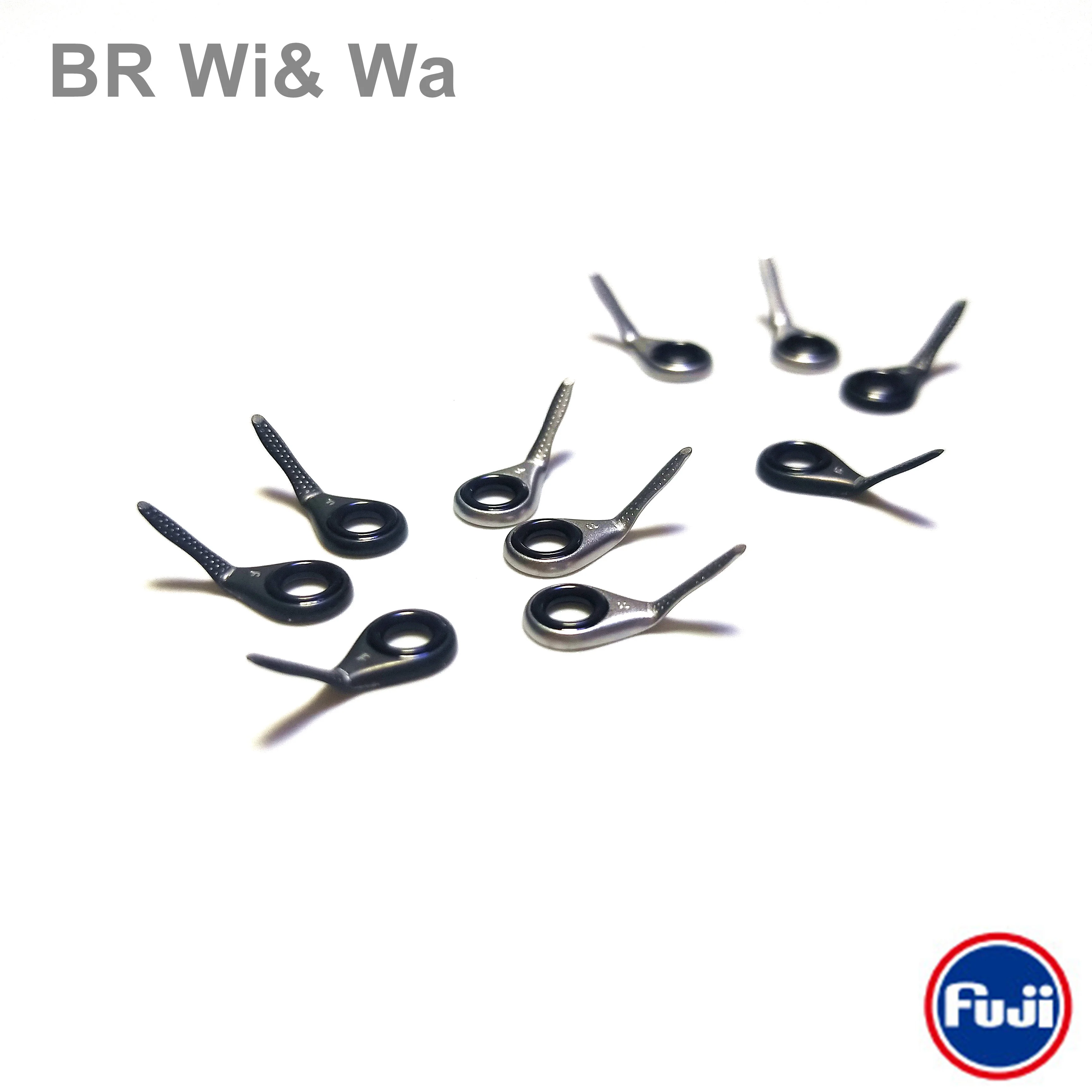 BR Wi&Wa Fuji CCLDBOG & BCLDBOG Ultra-light sloped tip section guide Repair Fishing rod 5pcs fishing rod