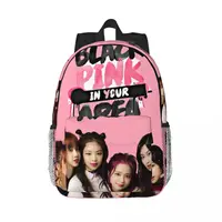 Love Pink Love Black New Fashion High Capacity Waterproof College Backpack Trendy Laptop Travel Book Bag 15inch 1