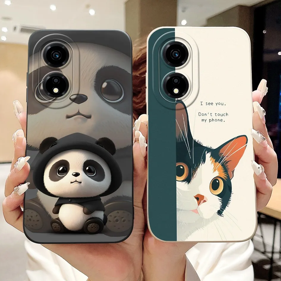 Cute Cartoon Rabbit & Panda Soft Silicone Phone Case