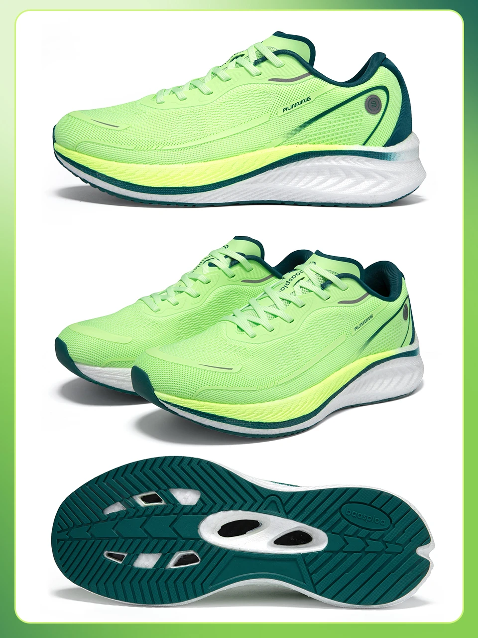Baasploa Männer Sport Schuhe Outdoor Professionelle Carbon Platte Jogging Turnschuhe Männlichen atmungsaktive Polsterung Anti-slip Laufschuhe – Detail 20