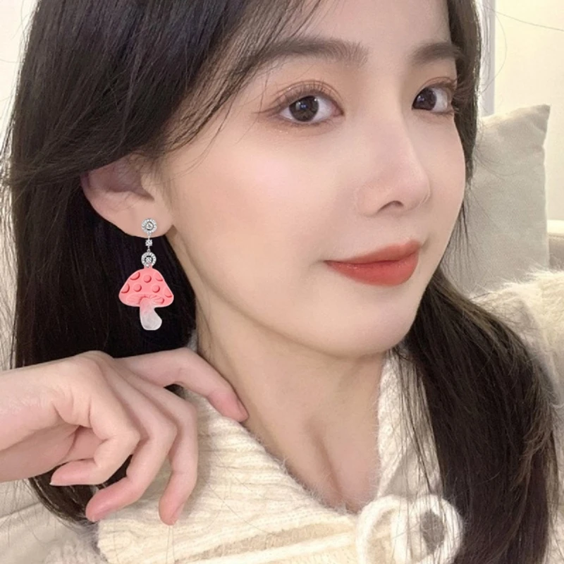 Handmade Earrings Silicone Mold UV Crystal Resin Epoxy Mold DIY Art Crafts Ear Studs Necklace Keychain Pendant Making Crafts