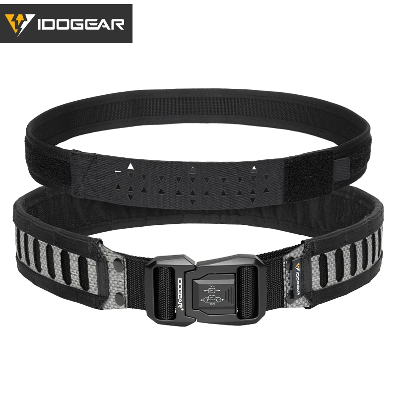 IDOGEAR Tactical 2 Inch Quick Release MOLLE With Inner Outer Belt Lightweight For Men Outdoor Paintball Airsoft 3442