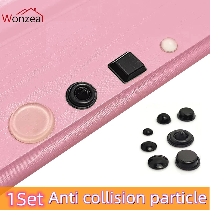 Transparent Self Adhesive Stop Damper Buffer Cabinet Rubber Bumpers Silicone Furniture Pads Anti Collision Particle Protective