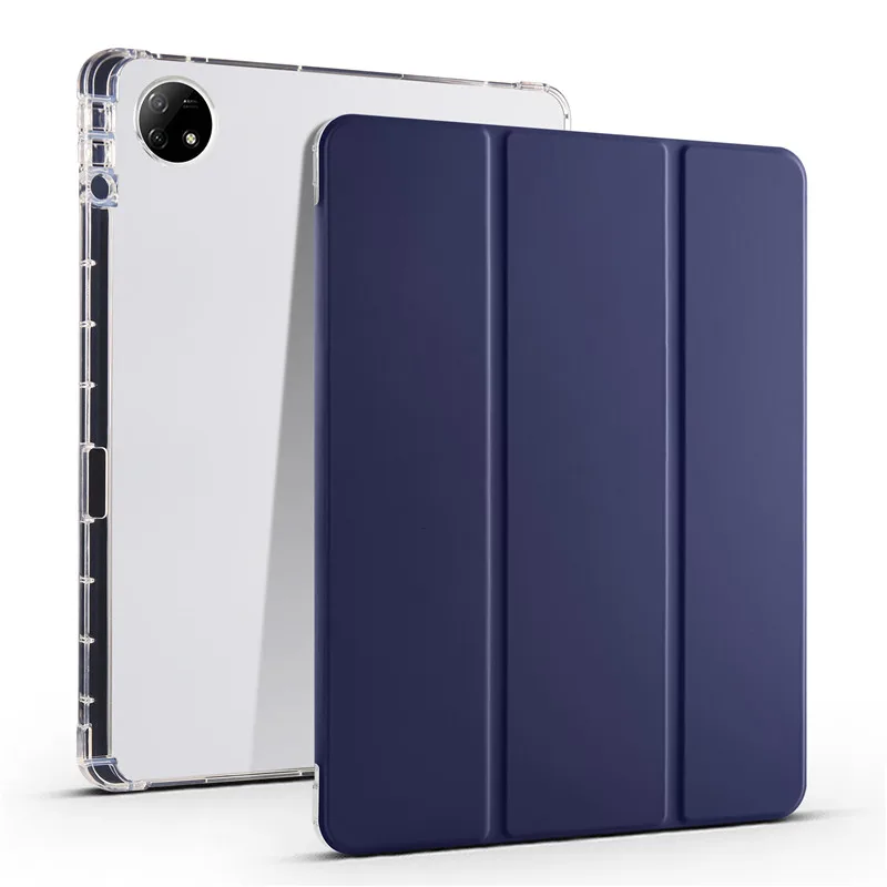 Coque für Vivo Pad 2 Hülle 12,1 Zoll Hülle mit Stifthalter Tablet Funda für Vivo Pad 2 2023 Hülle PU Leder dreifach gefaltete Hülle Stift_voghion.com