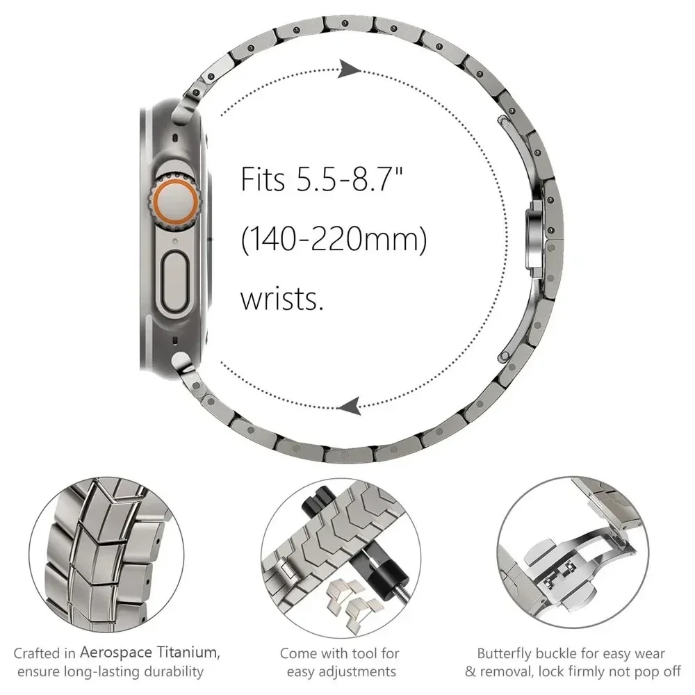 Stainless Steel Metal Strap Bracelet