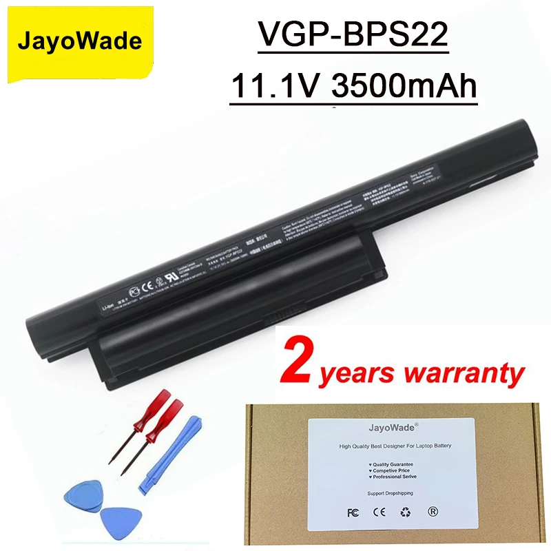 

Аккумулятор JayoWade для ноутбука SONY VAIO VGP-BPS22 EA18 EA16 EA31 VGP-BPS22A 71211T 61211T 61212T Japanese Cell