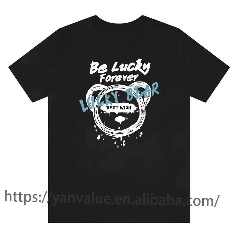 

Summer New Style Drop Bear Graphic Print T-shirts for Men Oversized Hip Hop Short Sleeve Men t shirt 100% Cotton