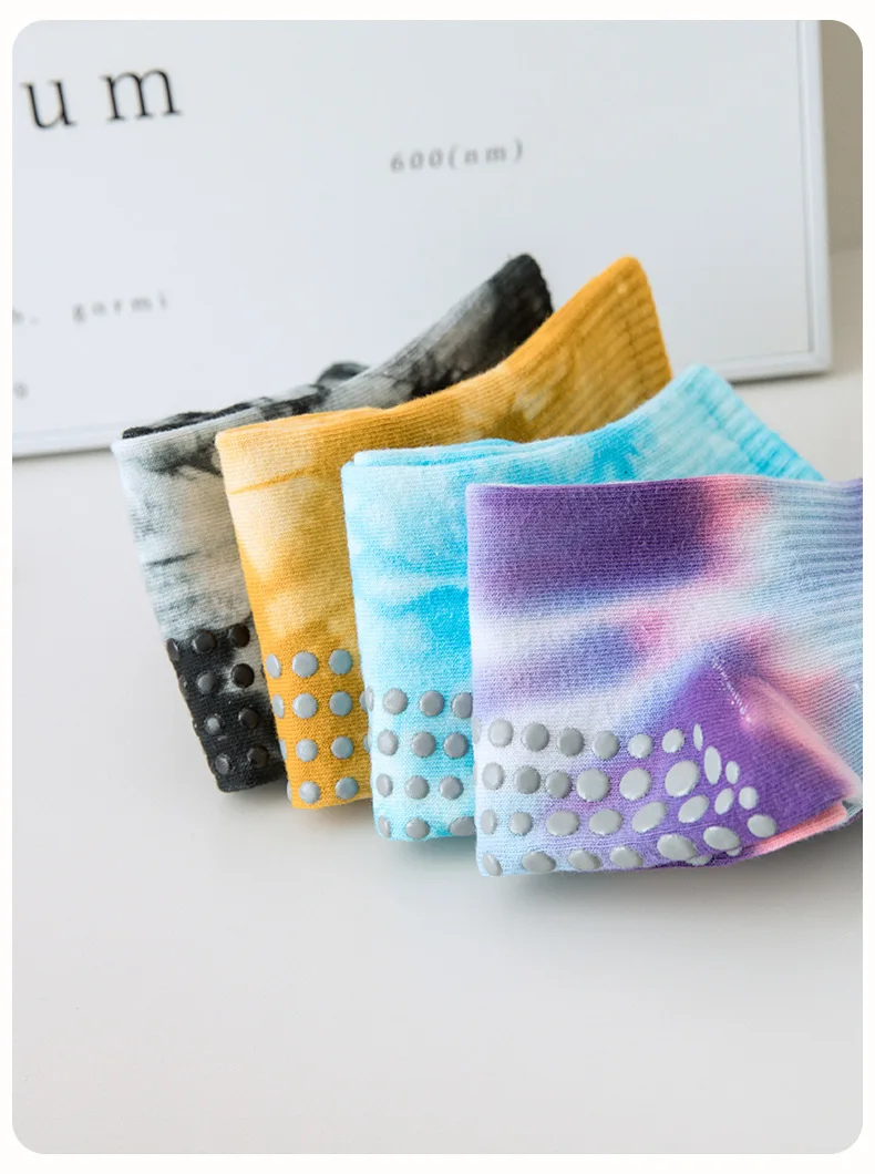 Yoga Socks Women Tie-dyed Silicone Non-slip Pilates Grip Crew Sock 24 S08e3bcde2dd142b88b6480b0ea2b3ebce
