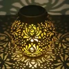 Solar Garden Light Solar Light Metal Lamp Outdoor Solar Hollow-Out Hanging Solar Lantern for Garden Yard Patio Pathway 1