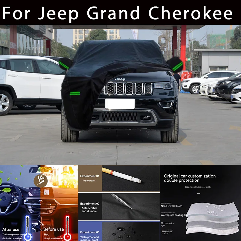 

For Jeep Grand Cherokee Outdoor Protection Full Car Covers Snow Cover Sunshade Waterproof Dustproof Exterior Car accessories