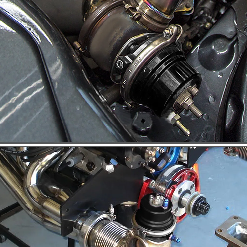60mm Wastegate Turbo External Kit V-band Flange Clamp Universal Turbo External Waste Gate For Manifold 5891BK