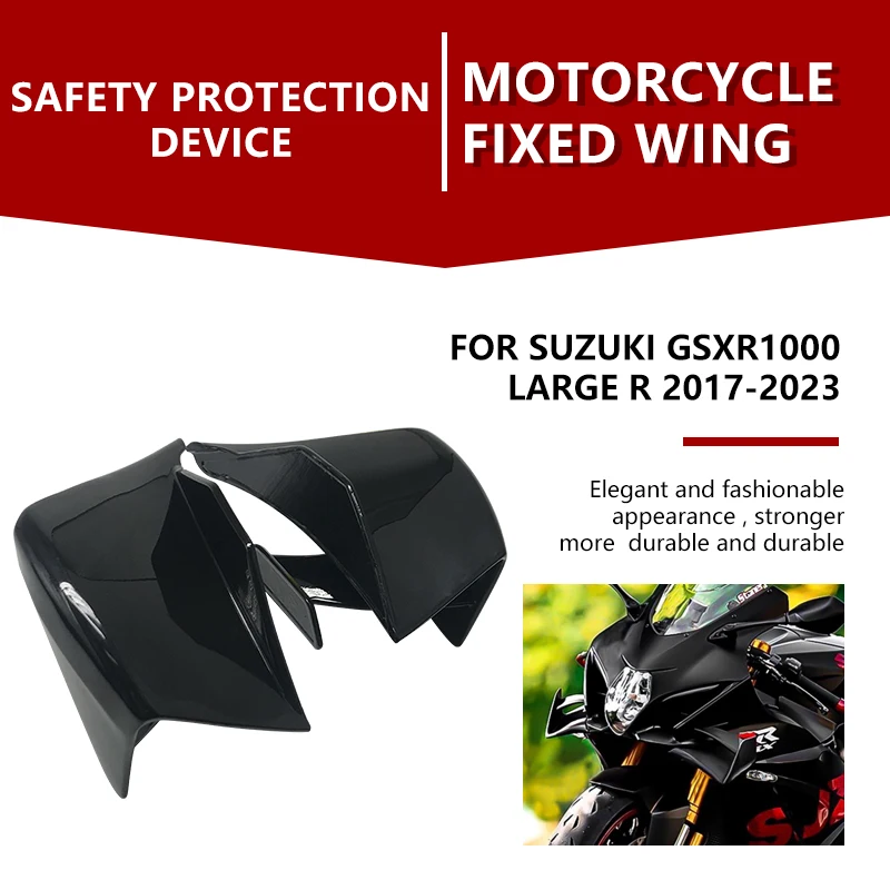 

Motorcycle Fairing Parts Pneumatic Wing Kit Fixed Wing For Suzuki GSX-R1000R GSXR1000 2017 2018 2019 2020 2021 2022 2023