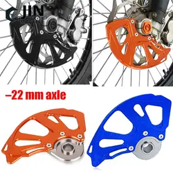 22mm Axle Front Brake Disc Guard Protector with screws For Husqvarna TE FE 125 150 250 300 350 400 450 501 2016 2017 2018 2019