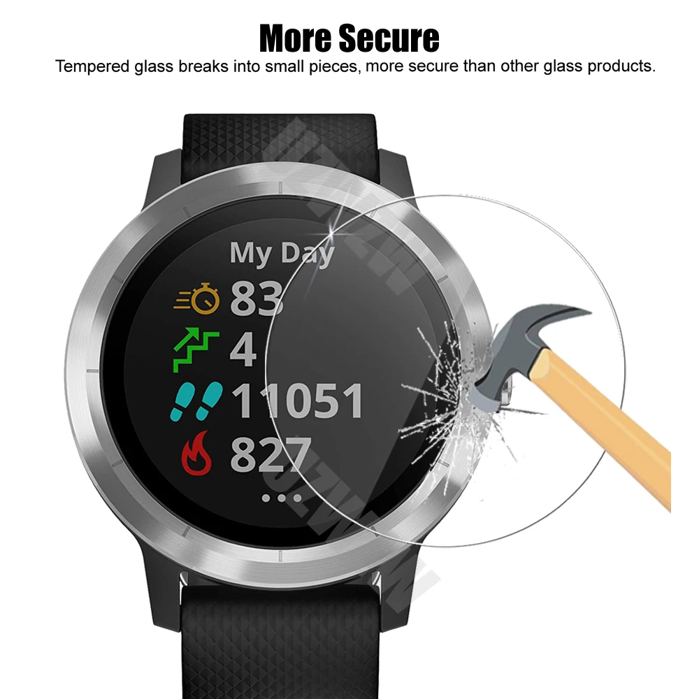 For Garmin Vivoactive 3 Tempered Glass Screen Protector