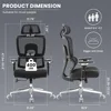 Ergonomic Office Chair, Big and Tall Mesh Chair 400LBS for Home Office&Gaming, High Back Desk Computer Chair with Lumbar Support 2