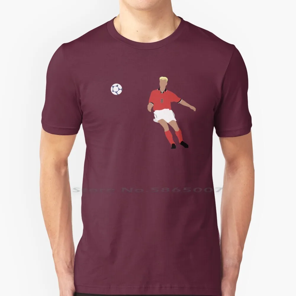 Bergkamp Argentina 1998 T Shirt 100% Cotone Bergkamp Argentina 1998 Dennis Holland Paesi Bassi Francia 98 Calcio Big Size 6Xl