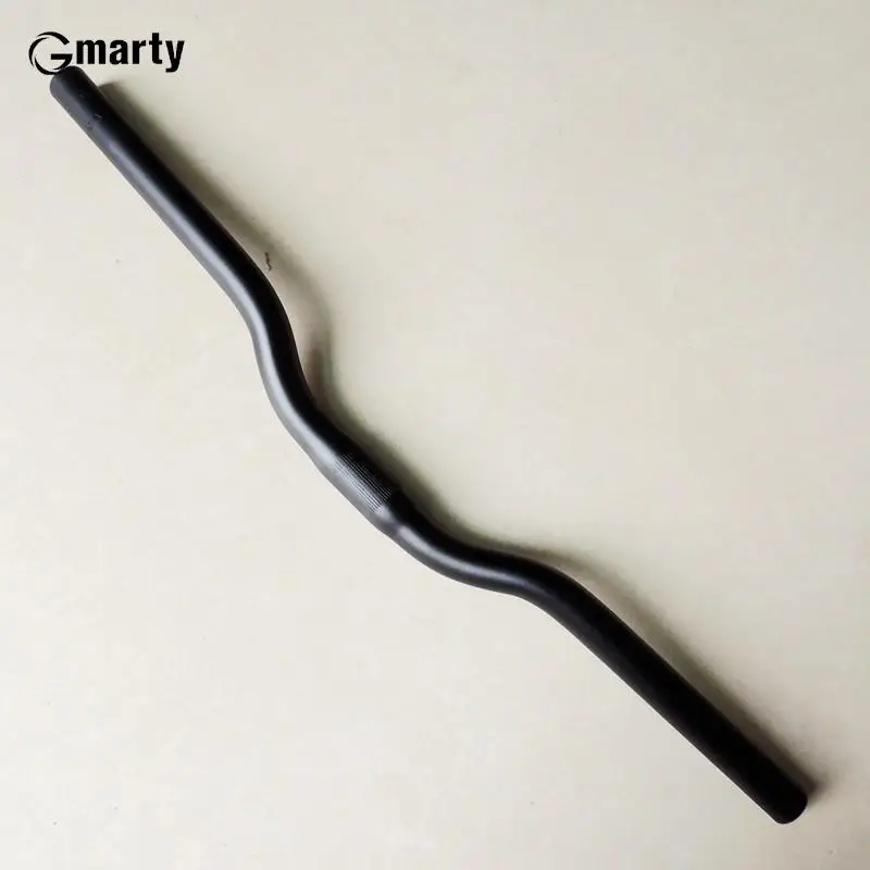 

Swallow Shaped MTB Mountain Bike Matte Black Bicycle Handlebar 25.4*620mm MTB Bike Parts For Mountain Bike, City bike, Fold Bike