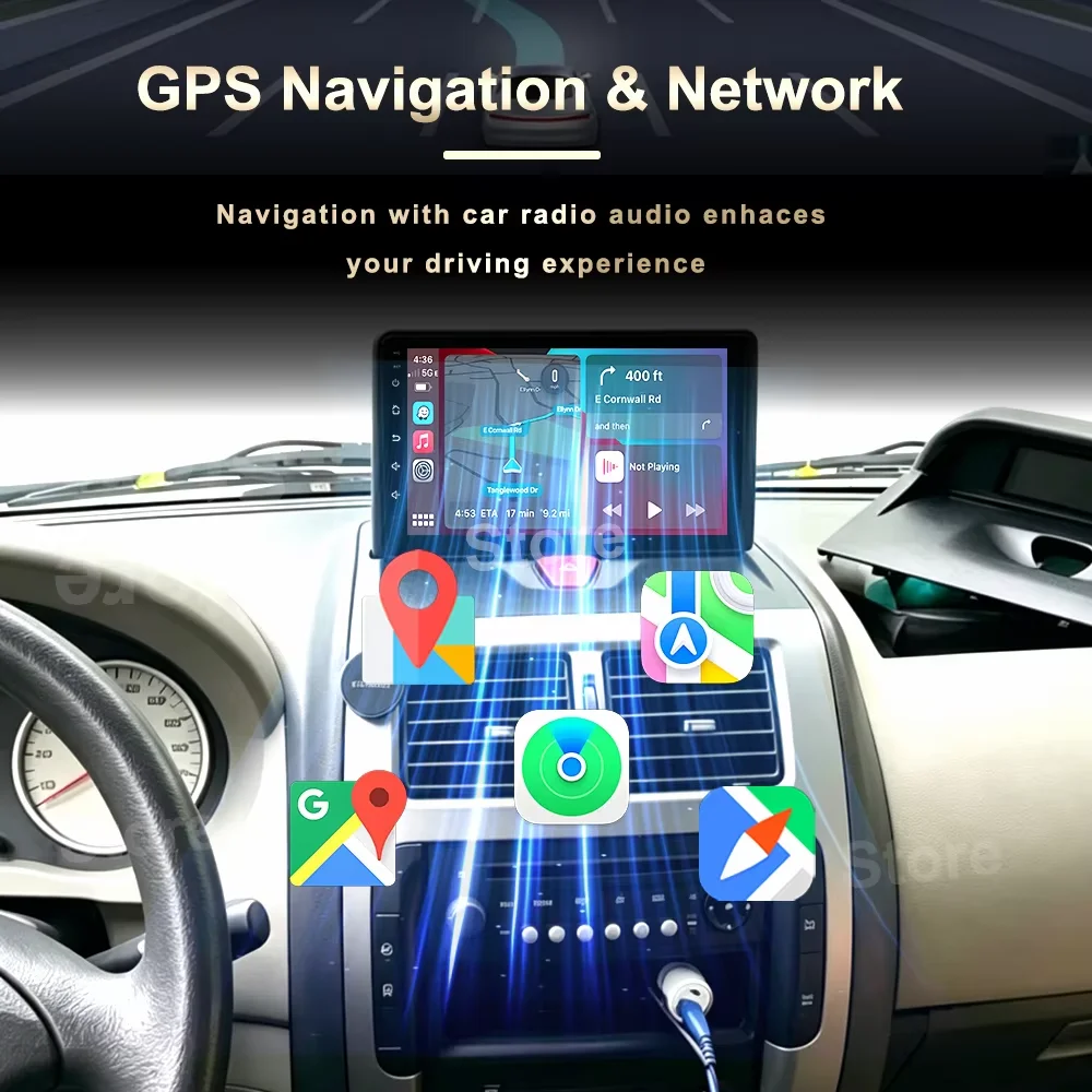 Radio para Auto Android 16 con Carplay para Peugeot Expert 2, Citroen Jumpy, Fiat Scudo y Toyota Proace 2007 - 2017, Navegación GPS 5