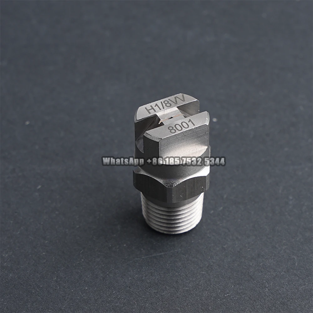 SS304 High pressure 1/8“ 1/4"  Flat Fan Spray Nozzle, Industrial / Factory Cleaning, Dust Removal Nozzle Washing, 11001 9502 800 4