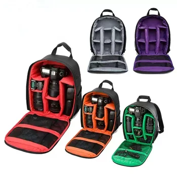 Zaino per fotocamera da esterno Borsa per fotocamera digitale per video Borsa per fotocamera impermeabile per foto DSLR per Canon per Nikon per Sony